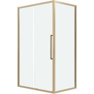 Душевой уголок Grossman Cosmo 110х80 120.K33.02.1180.32.00 профиль Золото сатин стекло прозрачное