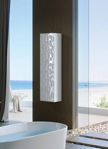 Шкаф пенал Clarberg Dune 35 DUN0535 подвесной Белый