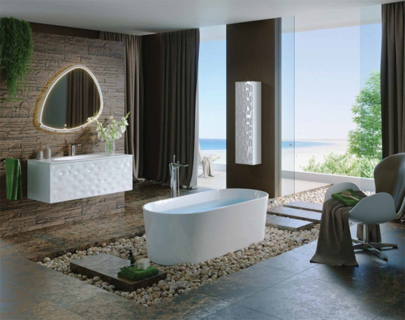 Шкаф пенал Clarberg Dune 35 DUN0535 подвесной Белый