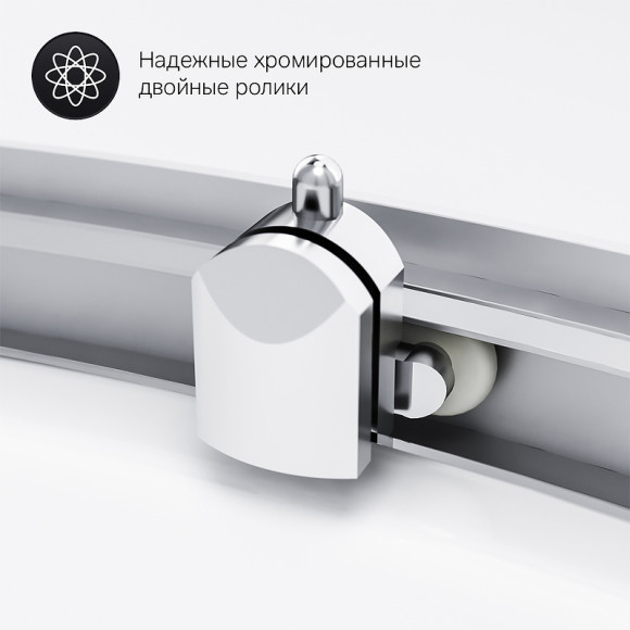 Душевой уголок AM.PM Gem W90G-401-100WT Профиль матовый хром, стекло прозрачное Душевой уголок AM.PM Gem W90G-401-100WT Профиль матовый хром, стекло прозрачное