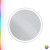 Зеркало Cezares Multicolore 80 CZR-SPC-MC-800-RGB-TCH с подсветкой с сенсорным выключателем и функцией памяти
