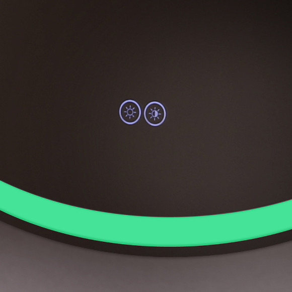 Зеркало Cezares Multicolore 80 CZR-SPC-MC-800-RGB-TCH с подсветкой с сенсорным выключателем и функцией памяти