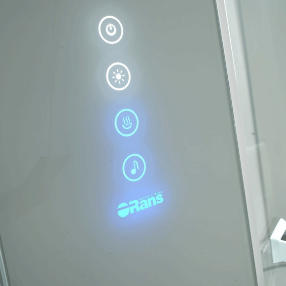 Душевая кабина Orans 100x100 L 89101lw с баней профиль Белый задние стенки Белые Душевая кабина Orans 100x100 L 89101lw с баней профиль Белый задние стенки Белые