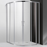 Душевой уголок Cezares Molveno R-22 130х130 MOLVENO-R-22-100+30-C-Cr-IV профиль Хром стекло прозрачное