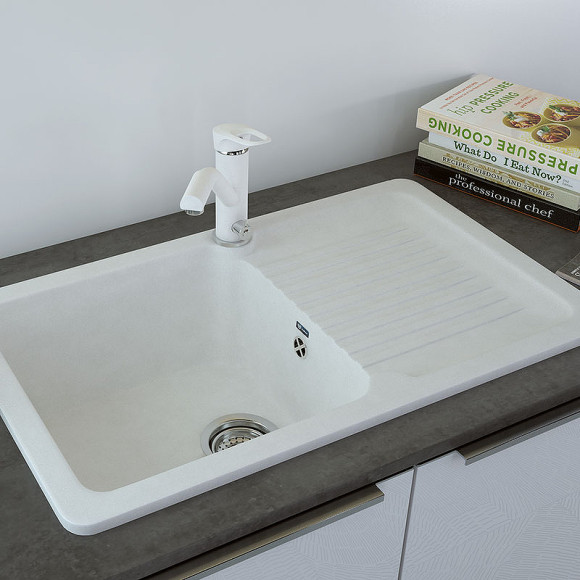 Кухонная мойка Ulgran Classic U-506-344 Ультра-черная Кухонная мойка Ulgran Classic U-506-344 Ультра-черная