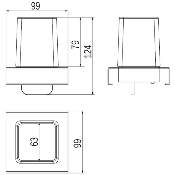 Модуль дозатора для жидкого мыла Inda Indissima Barra A8867MNS21 Брашированная нержавеющая сталь Модуль дозатора для жидкого мыла Inda Indissima Barra A8867MNS21 Брашированная нержавеющая сталь