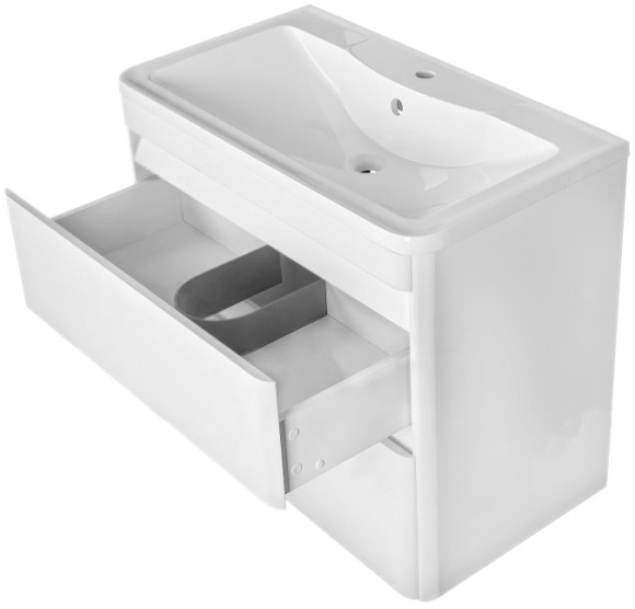 Тумба под раковину Style Line Атлантика Люкс Plus 100 СС-00000692 Белая Тумба под раковину Style Line Атлантика Люкс Plus 100 СС-00000692 Белая