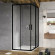 Душевой уголок Ravak Blix BLSRV2-80 80x80 X1LM40300Z1 профиль Черный стекло Transparent Душевой уголок Ravak Blix BLSRV2-80 80x80 X1LM40300Z1 профиль Черный стекло Transparent