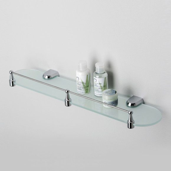 Стеклянная полка WasserKRAFT Berkel K-6844 Хром