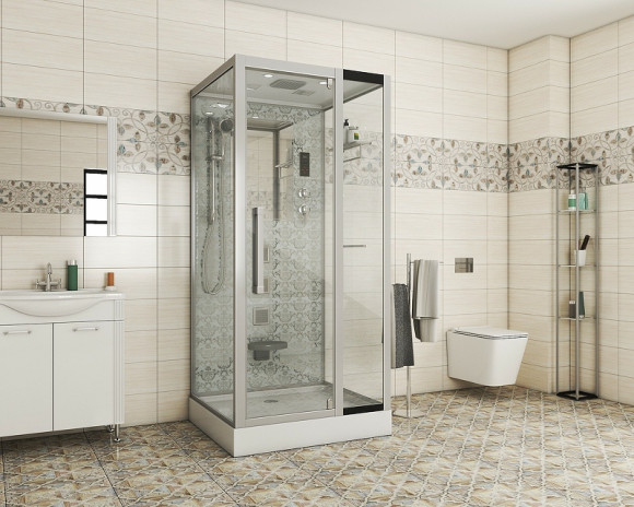 Душевая кабина Niagara Luxe NG-7714W 100x90 с гидромассажем Душевая кабина Niagara Luxe NG-7714W 100x90 с гидромассажем