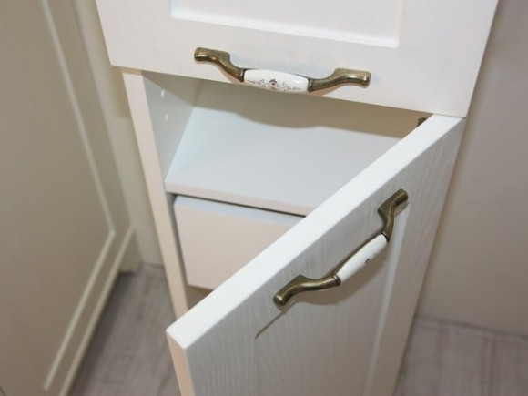 Шкаф пенал Aquaton Леон 31 Н 1A187903LBPS0 Дуб белый Шкаф пенал Aquaton Леон 31 Н 1A187903LBPS0 Дуб белый