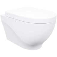 Унитаз Creavit Mare MA321-11CB00E-0000 подвесной Белый без сиденья Унитаз Creavit Mare MA321-11CB00E-0000 подвесной Белый без сиденья