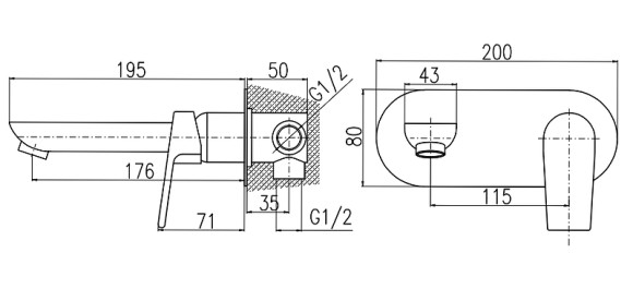 Смеситель для раковины Rav Slezak Colorado CO235CMAT Черный матовый Смеситель для раковины Rav Slezak Colorado CO235CMAT Черный матовый