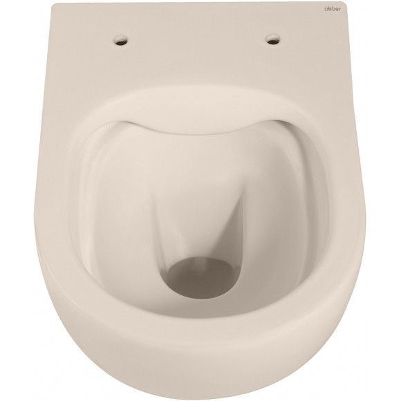 Унитаз Abber Bequem AC1101MBE подвесной Бежевый матовый с сиденьем Микролифт Унитаз Abber Bequem AC1101MBE подвесной Бежевый матовый с сиденьем Микролифт