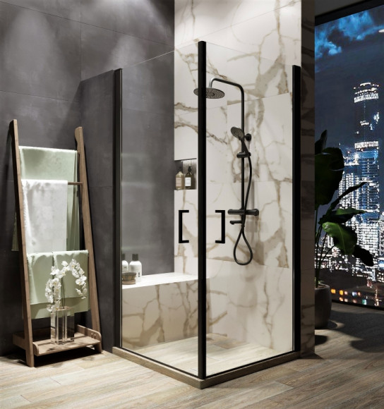 Душевая система Agger Thermo A2461144 Черная