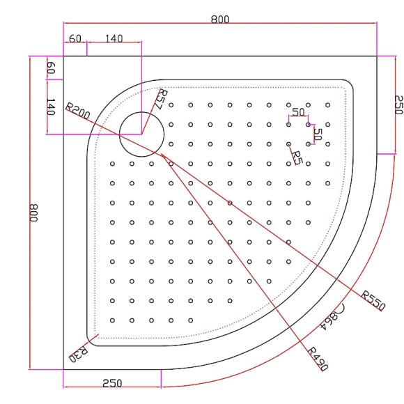 Акриловый поддон для душа Cezares Tray A 80x80 TRAY-A-R-80-550-15-W Белый Акриловый поддон для душа Cezares Tray A 80x80 TRAY-A-R-80-550-15-W Белый
