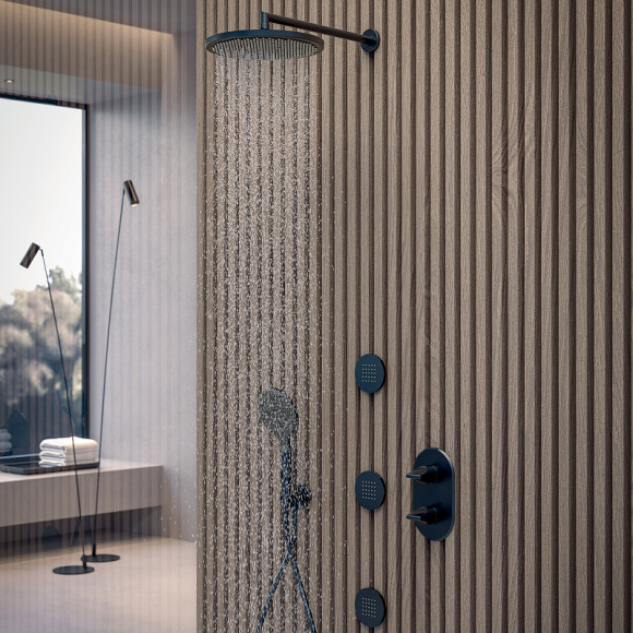 Верхний душ Bossini Apice H70430I.073 Черный матовый Верхний душ Bossini Apice H70430I.073 Черный матовый