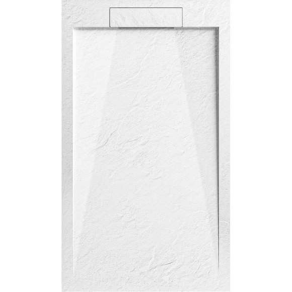 Душевой поддон из искусственного камня Esbano Luxe ESP-LX119W 110x90 ESPLX 119W Белый матовый