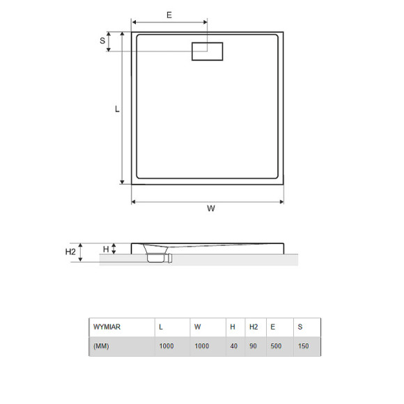 Акриловый поддон для душа Excellent Zero 100х100 BREX.1202.100.100.WHN Белый Акриловый поддон для душа Excellent Zero 100х100 BREX.1202.100.100.WHN Белый