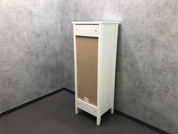 Шкаф полупенал Comforty Тбилиси 40 00003132633 Белый глянец