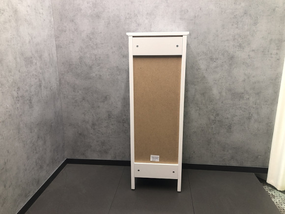 Шкаф полупенал Comforty Тбилиси 40 00003132633 Белый глянец