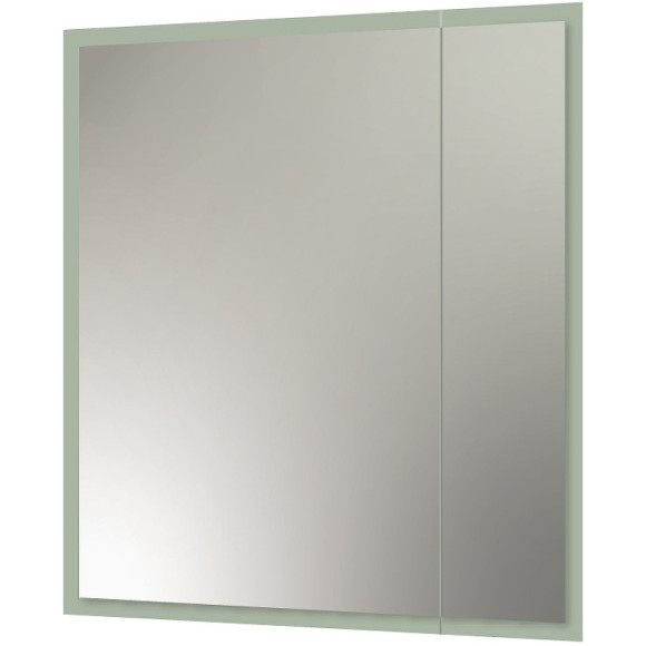 Зеркальный шкаф Континент Reflex LED 70 МВК026 с подсветкой Белый Зеркальный шкаф Континент Reflex LED 70 МВК026 с подсветкой Белый