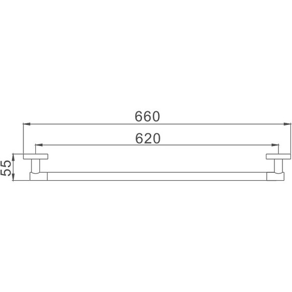Полотенцедержатель Haiba HB1701-1 Хром Полотенцедержатель Haiba HB1701-1 Хром