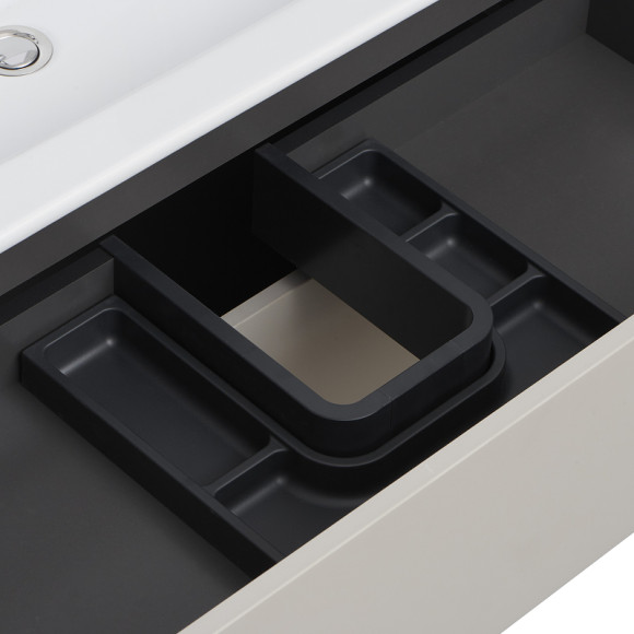 Тумба под раковину Aquaton Сохо 60 1A258001AJ9A0 подвесная Слэйт Галька серая