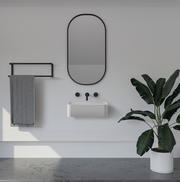 Раковина Abber Stein 50 AS2626 Белая матовая Раковина Abber Stein 50 AS2626 Белая матовая