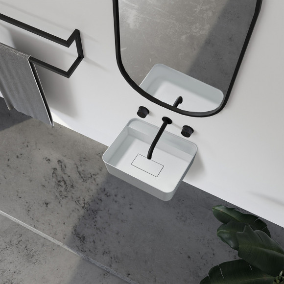 Раковина Abber Stein 50 AS2626 Белая матовая Раковина Abber Stein 50 AS2626 Белая матовая