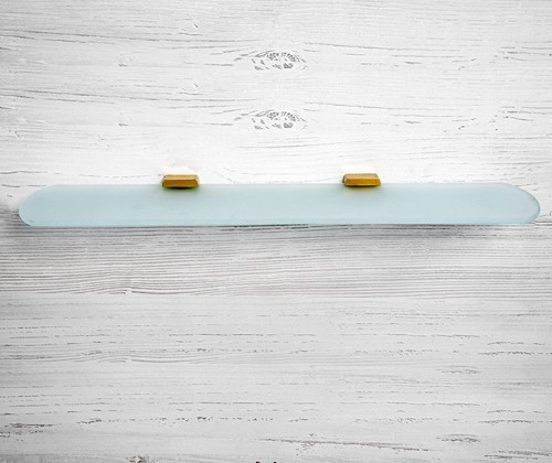 Стеклянная полка WasserKRAFT Sauer K-7924 Золото