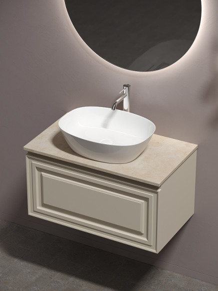 Тумба под раковину Sancos Very 80 VR80CE подвесная Beige Soft