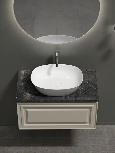 Тумба под раковину Sancos Very 80 VR80CE подвесная Beige Soft