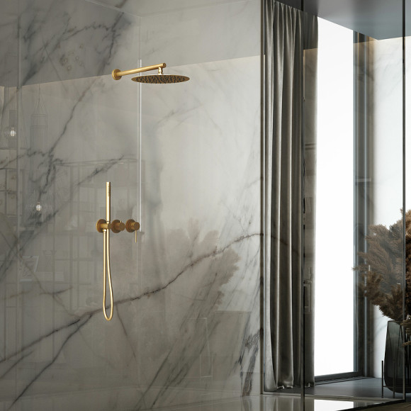 Душевая система Vincea Groove VSFW-4G01BG4 Брашированное золото