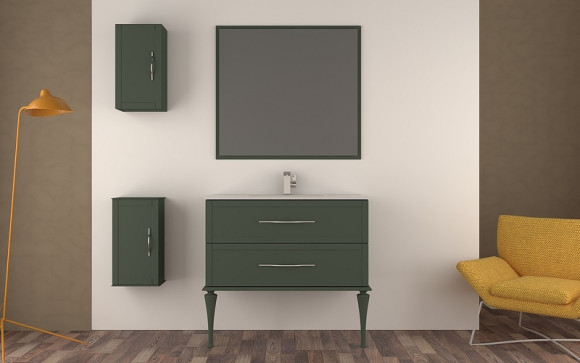 Тумба под раковину Cezares Tiffany 75 55330 подвесная Verde opaco