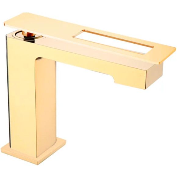 Смеситель для раковины Boheme Q 141-GG Золото Смеситель для раковины Boheme Q 141-GG Золото