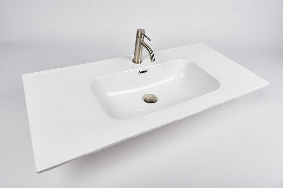 Раковина Inda Kona 100 T298330KONA Белая глянцевая Раковина Inda Kona 100 T298330KONA Белая глянцевая