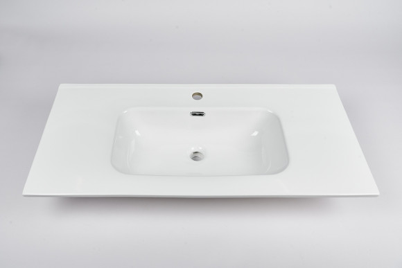 Раковина Inda Kona 100 T298330KONA Белая глянцевая Раковина Inda Kona 100 T298330KONA Белая глянцевая