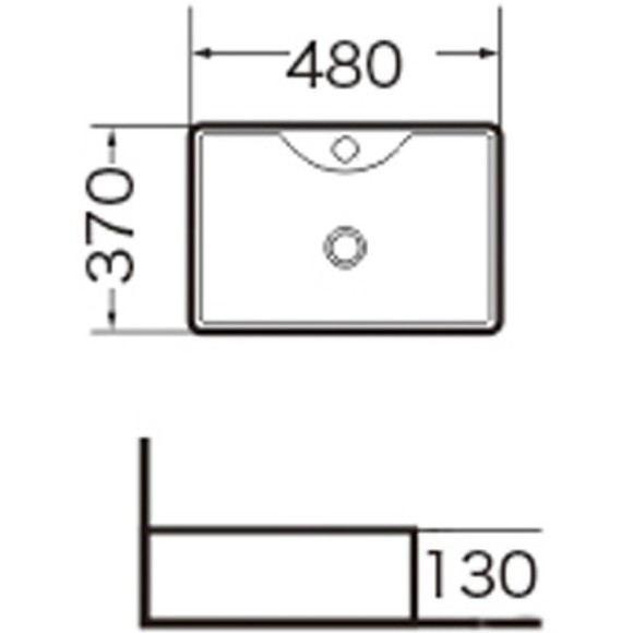 Раковина-чаша Grossman 48 GR-3017 Белая Раковина-чаша Grossman 48 GR-3017 Белая