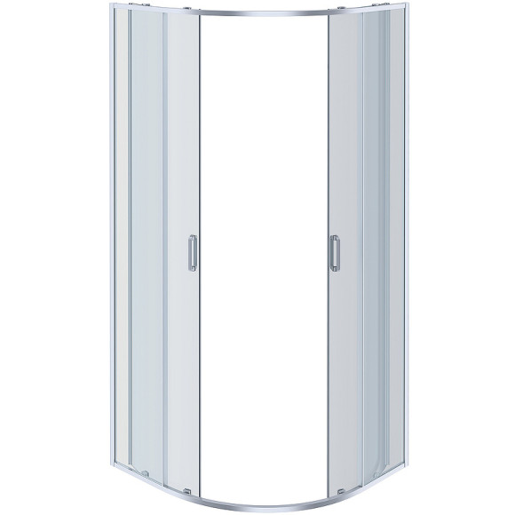 Душевой уголок Aquatek 100х100 AQ ARI RO 10020CH профиль Хром стекло прозрачное