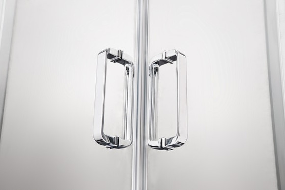 Душевой уголок Aquatek 100х100 AQ ARI RO 10020CH профиль Хром стекло прозрачное