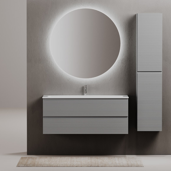 Тумба под раковину Sancos Folk 120 FL120ES подвесная Ergraut soft