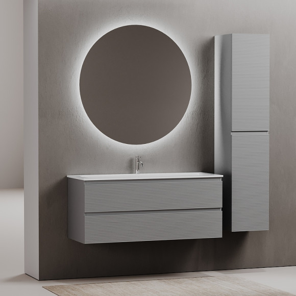 Тумба под раковину Sancos Folk 120 FL120ES подвесная Ergraut soft