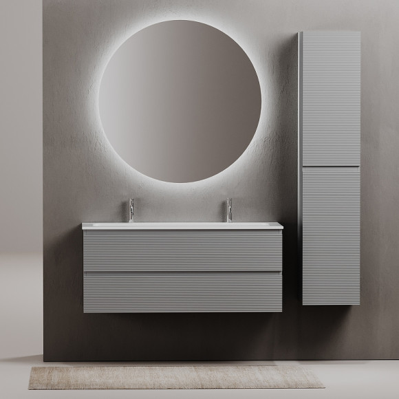 Тумба под раковину Sancos Folk 120 FL120ES подвесная Ergraut soft