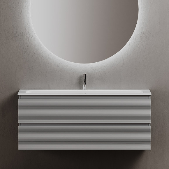 Тумба под раковину Sancos Folk 120 FL120ES подвесная Ergraut soft