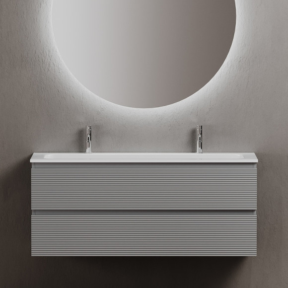 Тумба под раковину Sancos Folk 120 FL120ES подвесная Ergraut soft