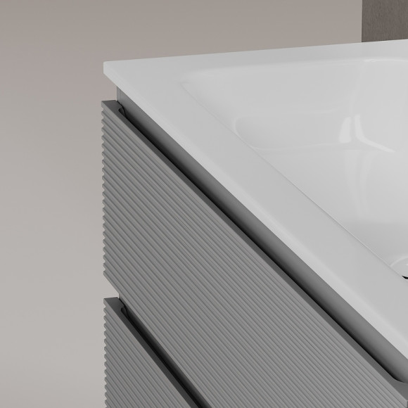 Тумба под раковину Sancos Folk 120 FL120ES подвесная Ergraut soft