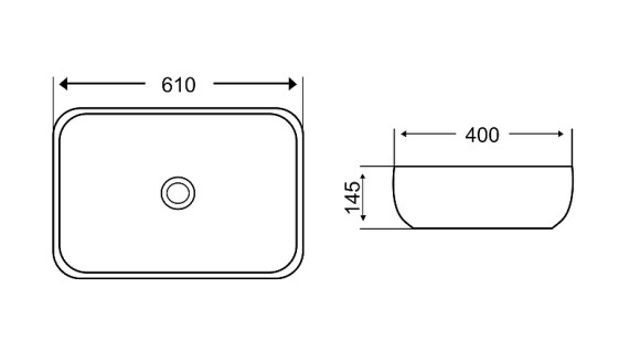 Раковина-чаша WeltWasser Elbach 2143P K501 61 10000004555 Мрамор