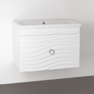 Тумба под раковину Style Line Вероника 80 подвесная Белая