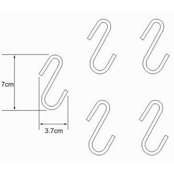 Крючки WasserKRAFT K-415 Хром